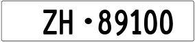 Truck License Plate